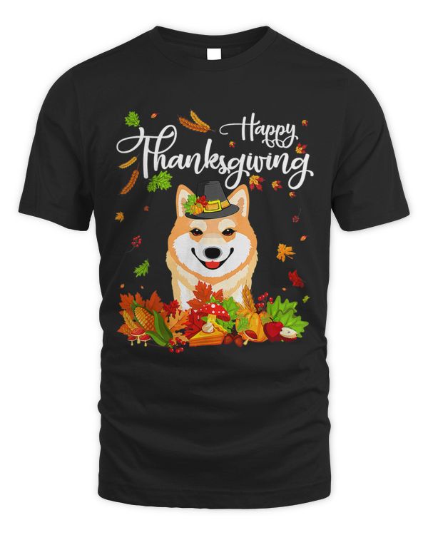 Fun Shiba Inu Thanksgiving Autumn Dog Lover 111