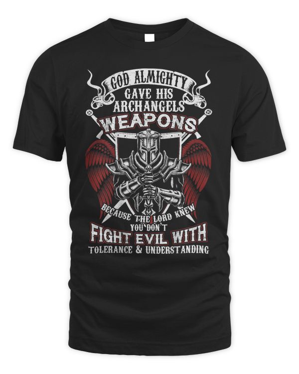 Dont Fight Evil With Tolerance And Understanding Crusader