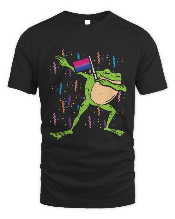 Bisexual Flag Frog Dab LGBT Bi Pride Stuff Animal
