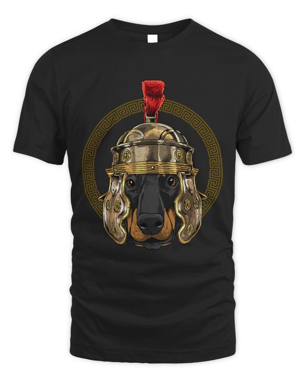 Doberman in Roman Helmet Centurion Legionnaire Dog Lover 30