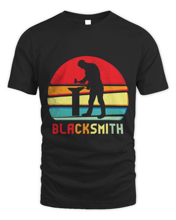 Blacksmith theme Retro drawing
