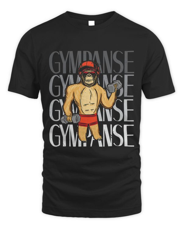 Gympanse Chimp Monkey Lover Ape Fitness Chimpanzee