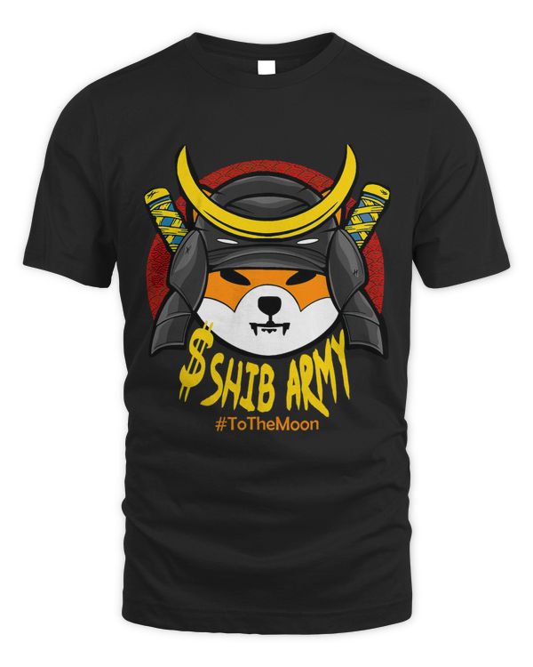 SHIB ARMY coin Samurai To the Moon cute Shiba Inu