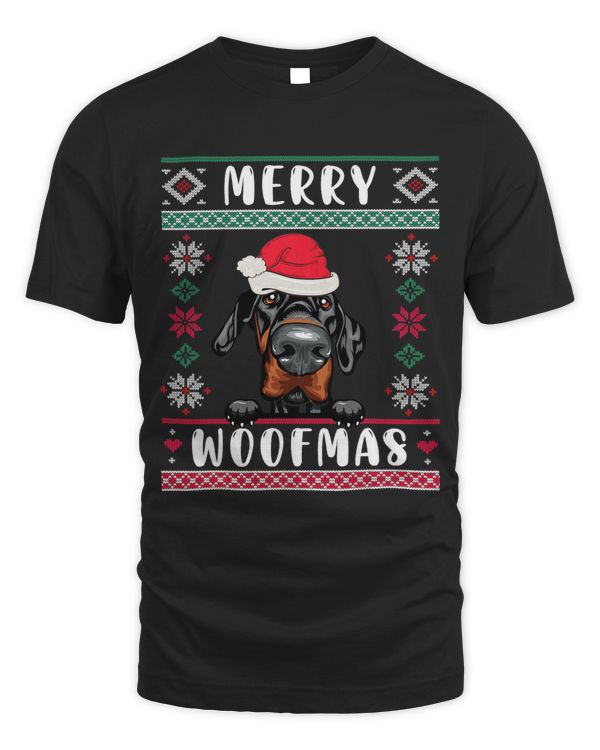 Doberman Pinscher Christmas funny Gift for Dog Lover Owner