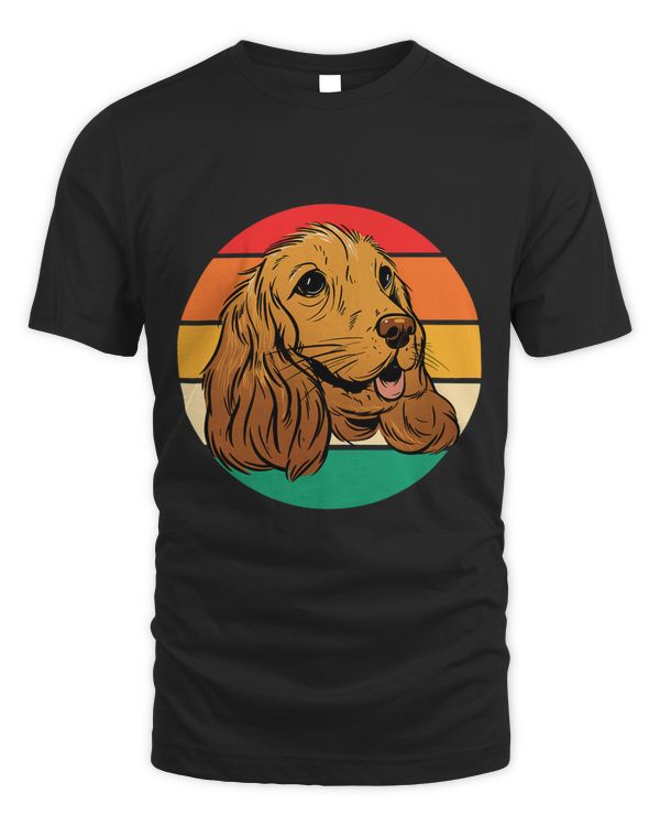 Dog Lover Mom Dog Dad Fur Parent Retro Cocker Spaniel