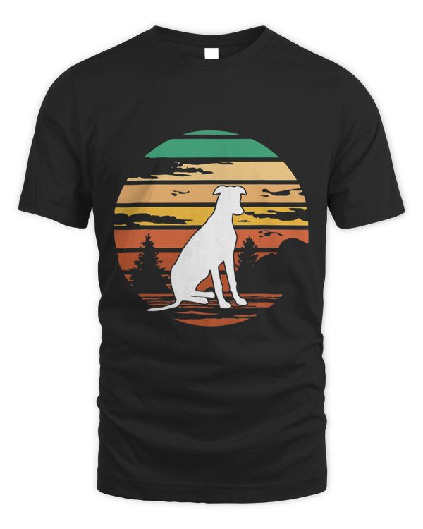 Greyhound Retro Whippet Vintage Galgo T-Shirt