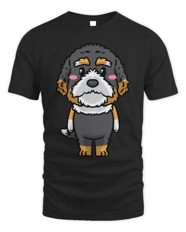 Bernedoodle Dog Emoticon