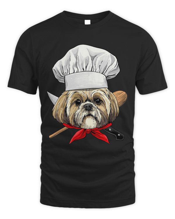 Shih Tzu Chef Dog Cooking Baking Lover 275