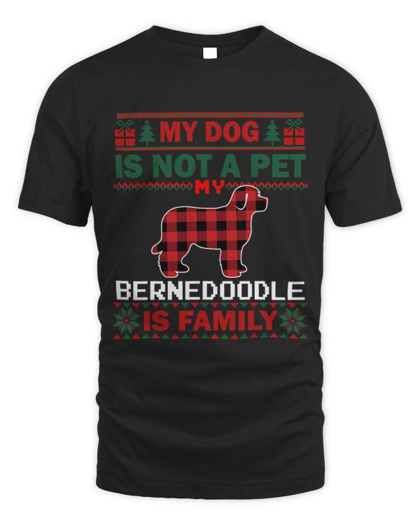 Bernedoodle Dog Owners Matching Pajama Family Ugly Christmas