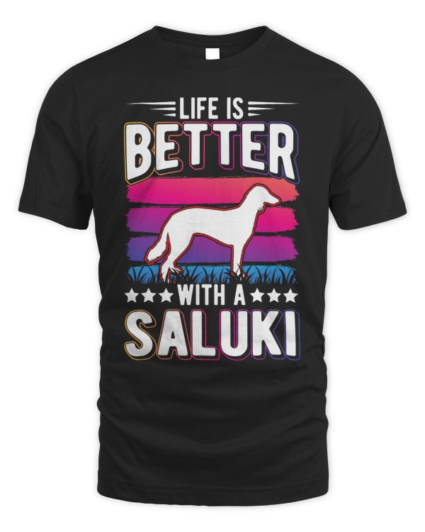 Life is better with a Saluki T-Shirt Copy Copy Copy
