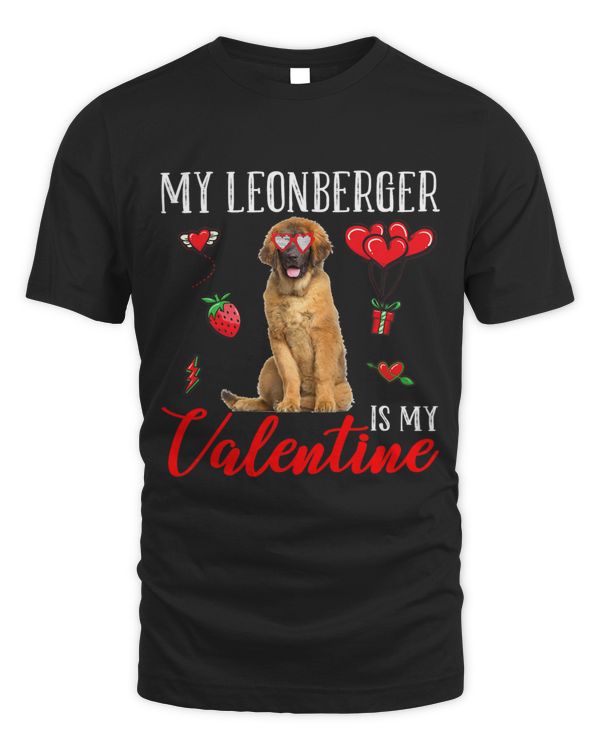 Leonberger Is My Valentine Funny Valentines Day Heart 203