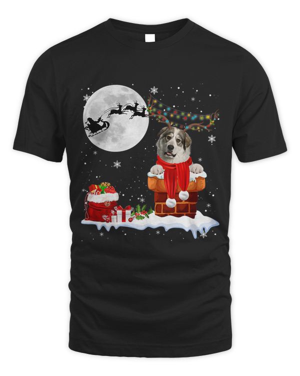 Great Pyrenees Christmas Tree Lights Pajama Dog Lover Xmas 59