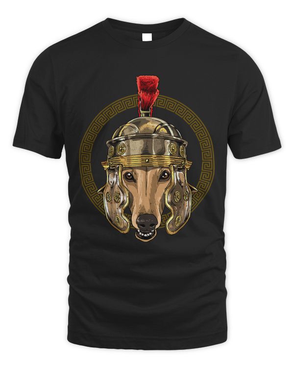 Greyhound in Roman Helmet Centurion Legionnaire Dog Lover 24