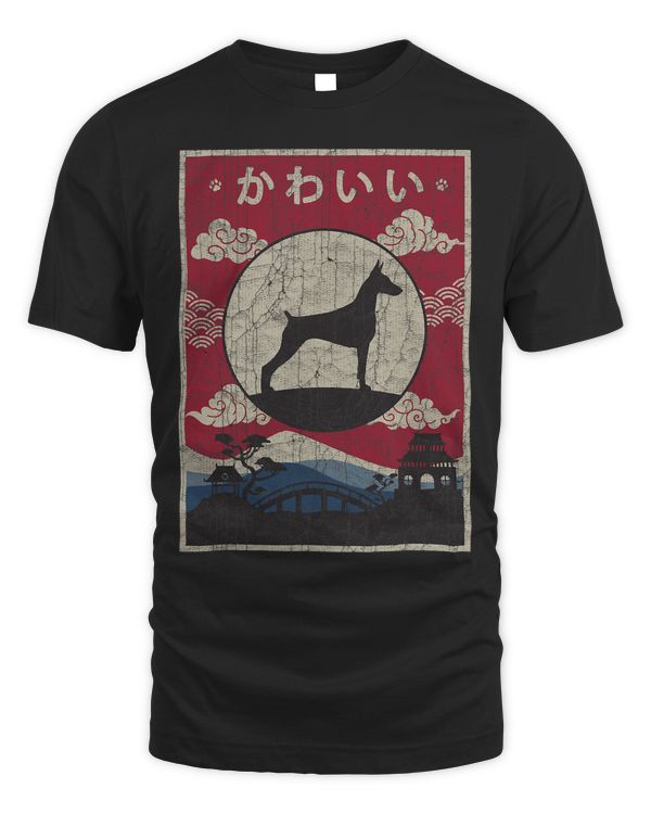 Doberman Pinscher Japanese Design Kawaii Dog Mom Dad