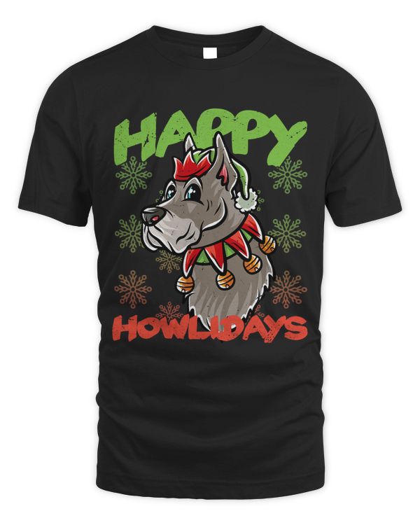 Happy Howlidays Great Dane Elf Dog Merry Christmas Dogs 57