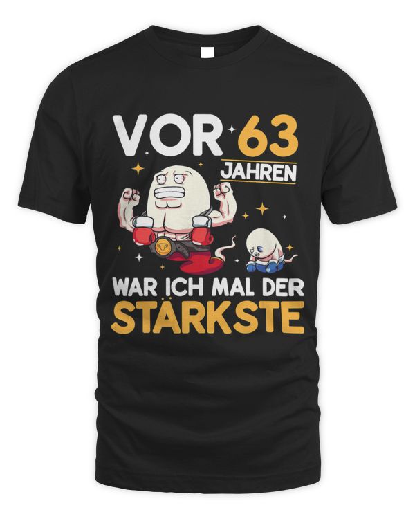 Mens 63 years ago I was the strongest for 63th birthday