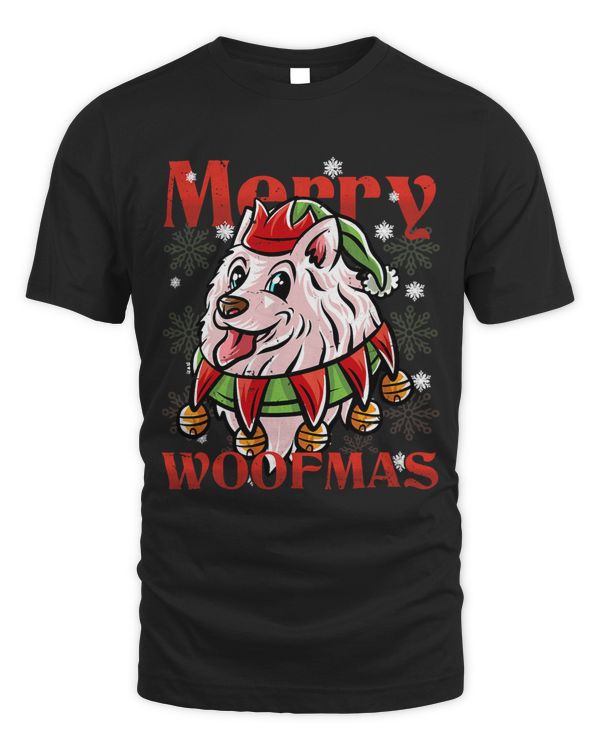 Merry Woofmas Japanese Spitz Elf Dog Christmas Dogs Elves 17