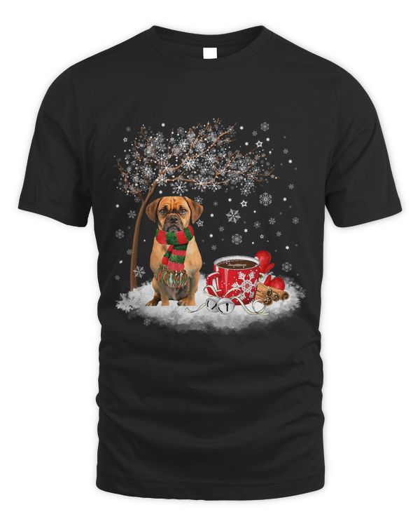 Puggle In The Snow Christmas Winter Xmas Tree 158
