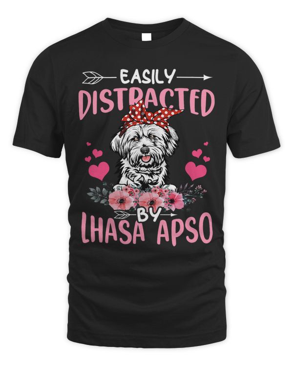 Dog Lovers For Women Easily Distracted By Lhasa Apso
