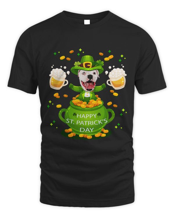 Dogo Argentino Dogs Happy St.Patrick’s Day Shirt