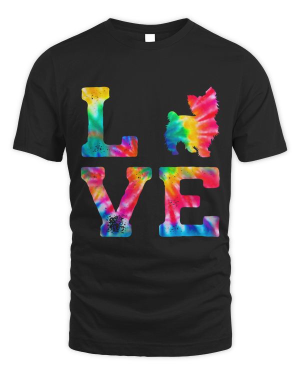 Love Biewer Terrier Tie Dye Dog Mom Dad