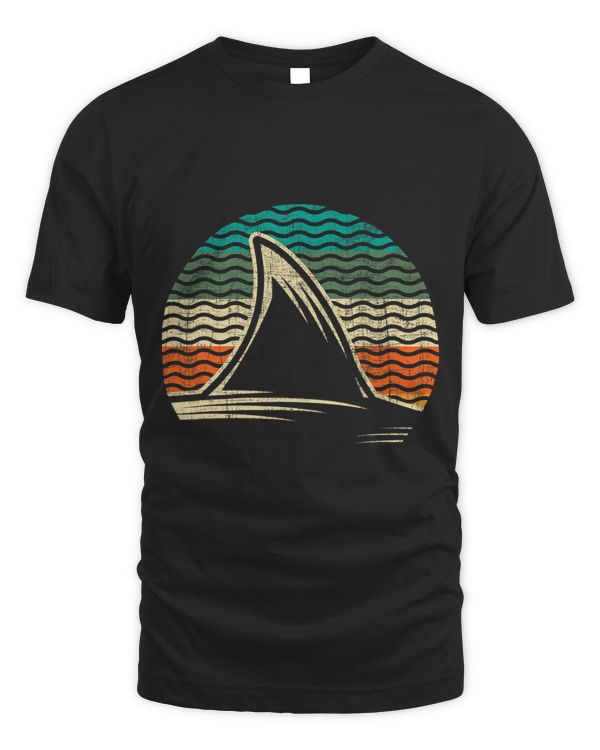 Retro Shark Tail Marine Biologist Shark Lovers Wildlife 306