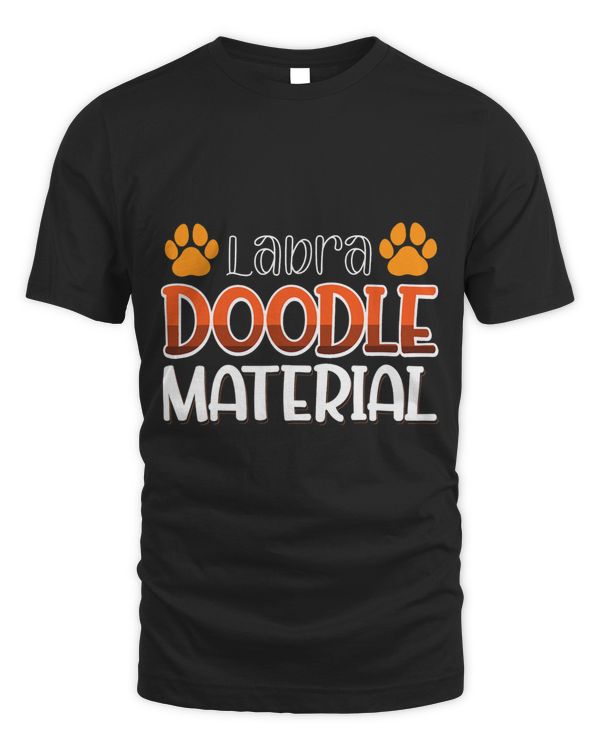 Labradoodle Material Dog T-Shirt Copy