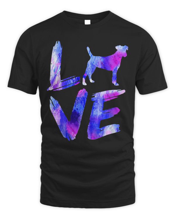 Love Jack Chi Watercolor Blue Dog Mom Dad