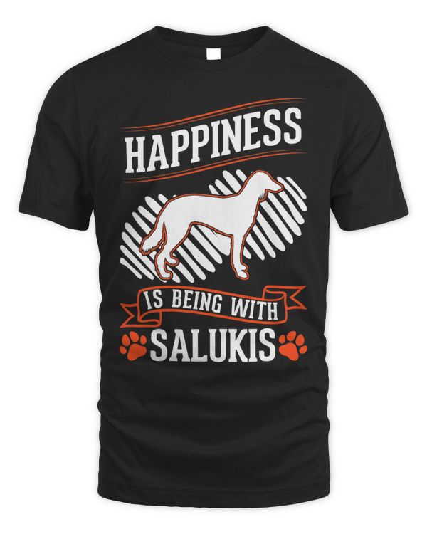 Happiness is being with Salukis T-Shirt Copy