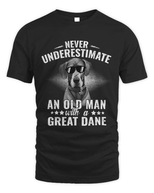 Dogs 365 Never Underestimate An Old Man with Great Dane Dog 203
