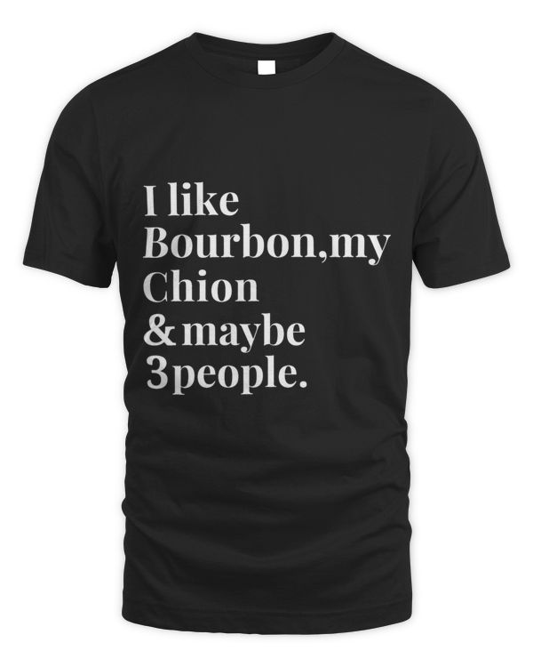 Chion Funny Dog Owner Bourbon Whiskey Lover Gift Men