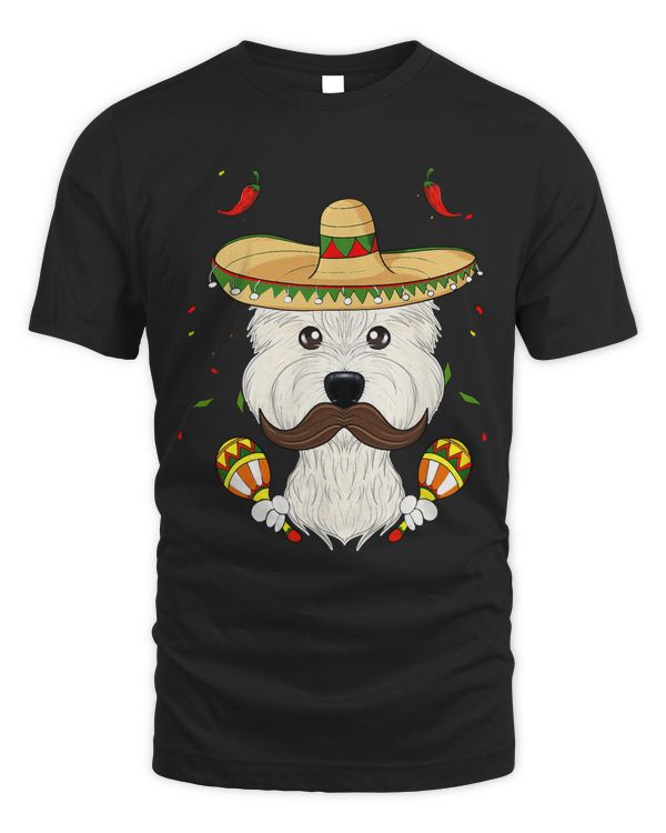 Sombrero Dog I Cinco De Mayo West Highland Terrier