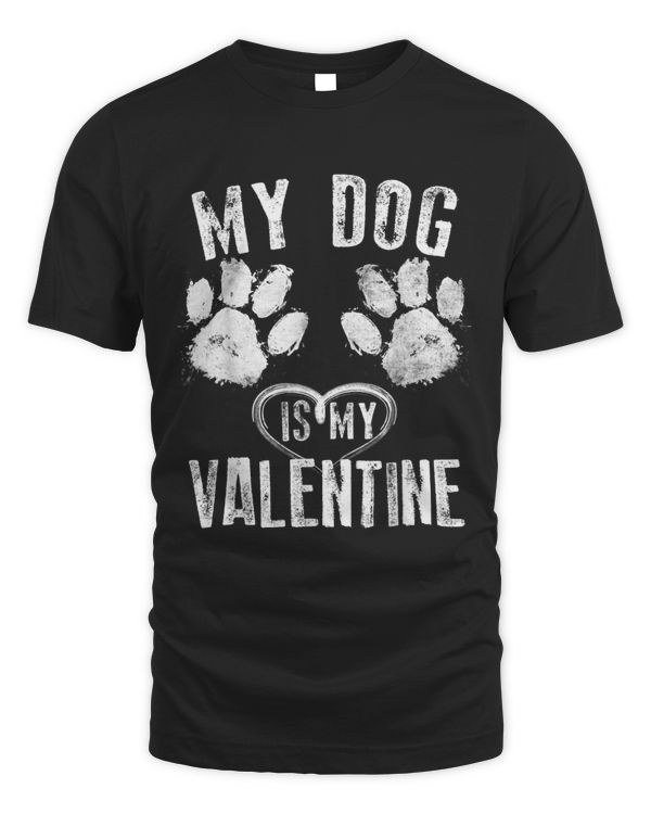 My Dog Is My Valentine Funny Dog Valentines Day Costume 125