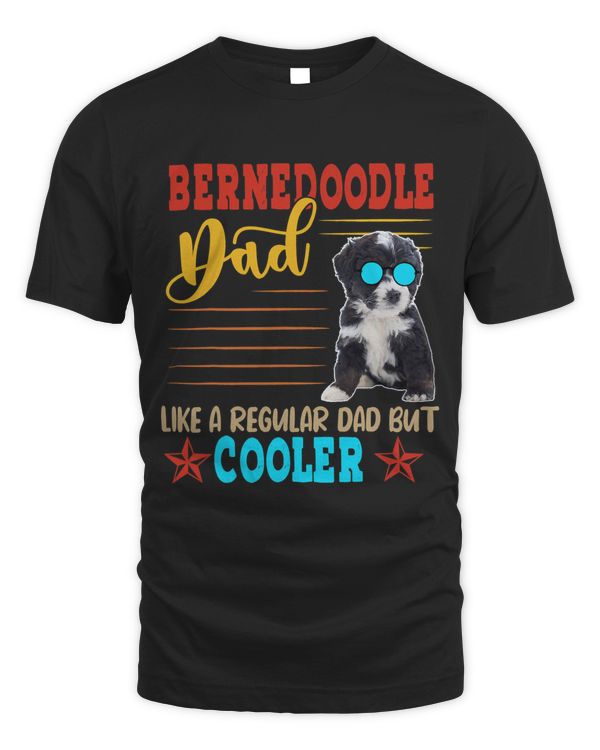 Bernedoodle Dad Funny Definition Cooler Dog Sunglasses Lover