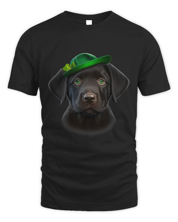 Cute Black Lab Dog Mom St. Patricks Day Puppy Animal Lover