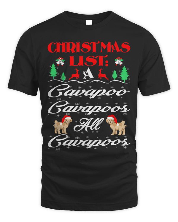 Christmas List All Cavapoo Pet Lovers Gift