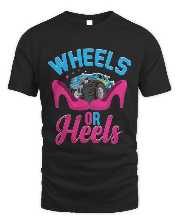 Wheels Or Heels Boy Or Girl Funny Gender Reveal Party
