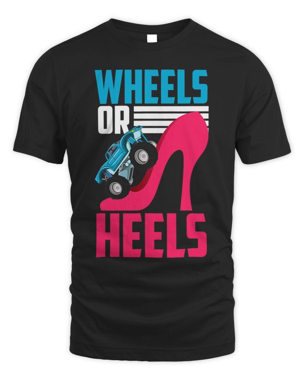 Wheels Or Heels Pink Or Blue Boy Or Girl Gender Reveal Party