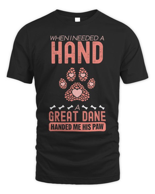 When I needed a hand there was a german dogge