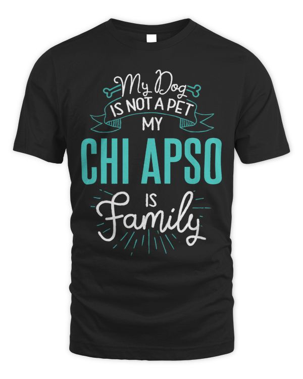 Cute Chi Apso Shirt Family Dog Gift for Women Men