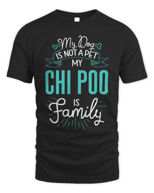 Cute Chi Poo Shirt Family Dog Gift for Women Men