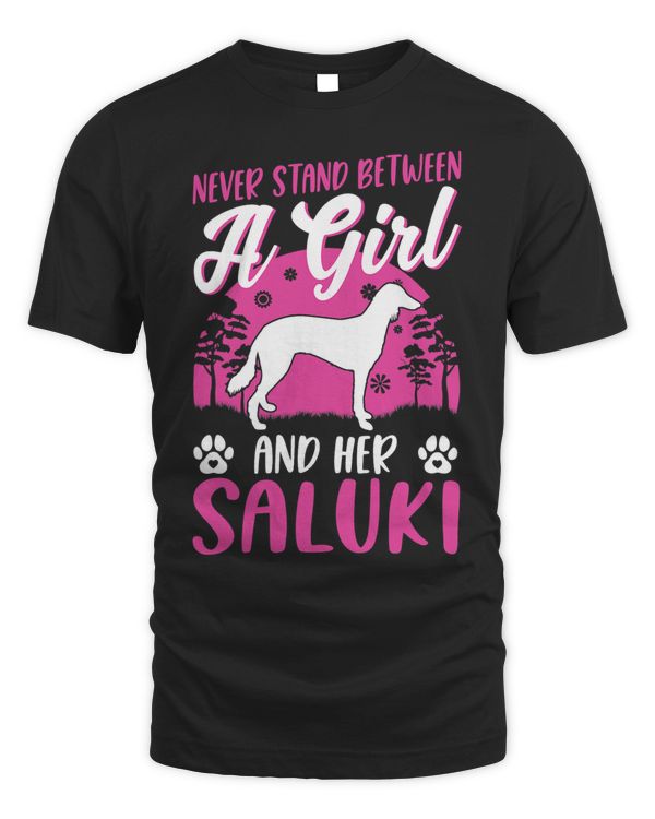 Never stand between a Girl and her Saluki