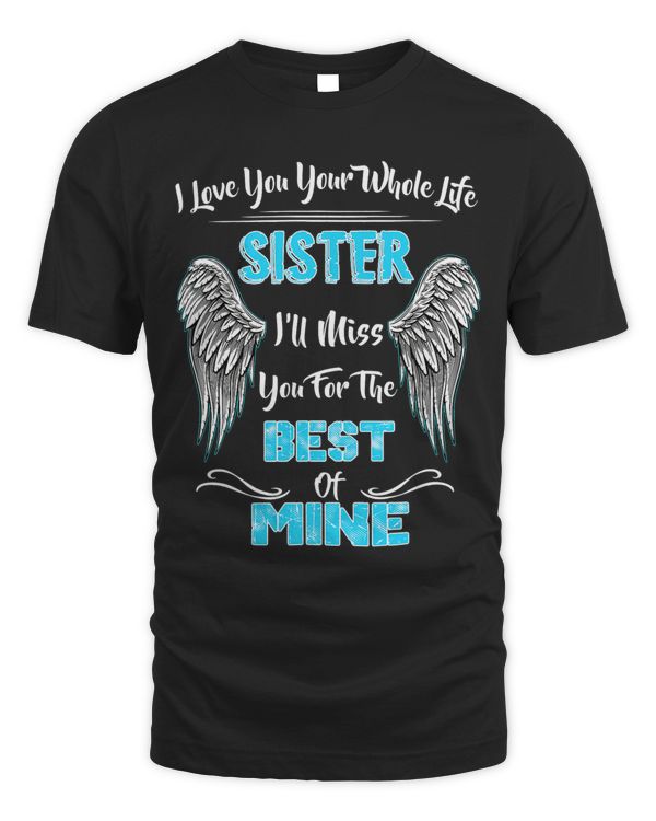 For Men Women Love Missed My Sister In Heaven Lost Sister