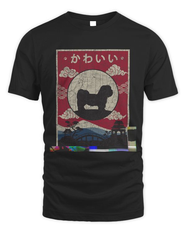Lhasapoo Japanese Design Kawaii Dog Mom Dad
