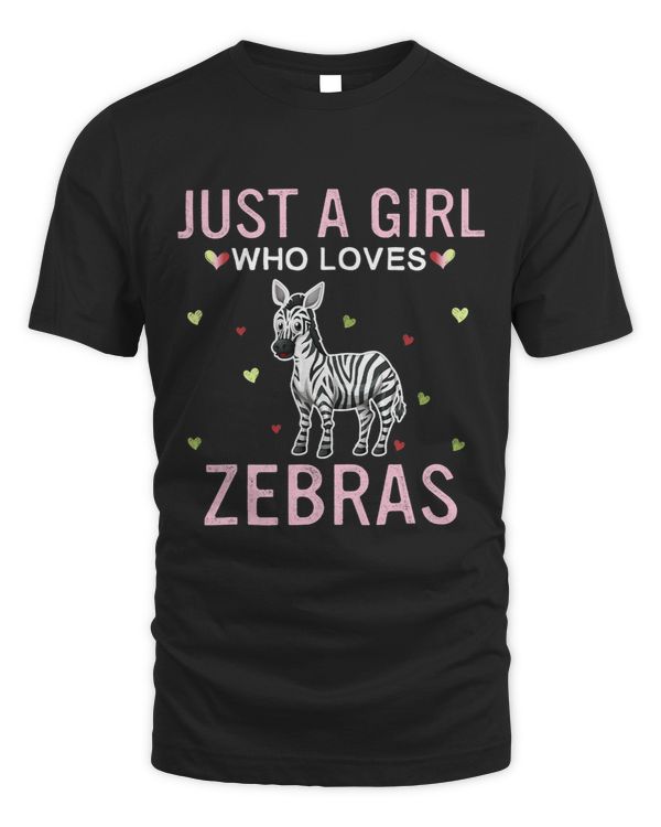 Just a Girl Who Loves Zebras Cute Women Girls Zebras 112