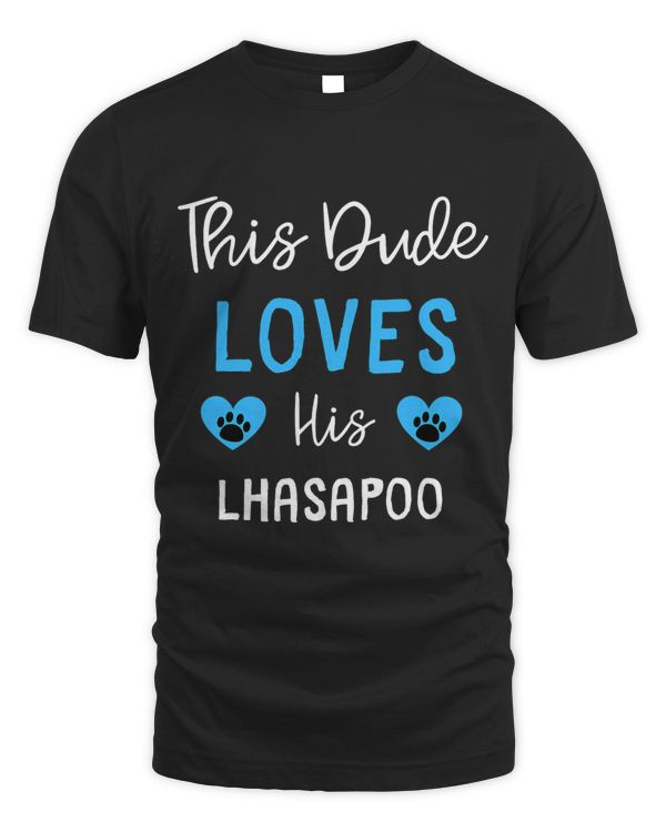 This Dude Loves His LhasaPoo