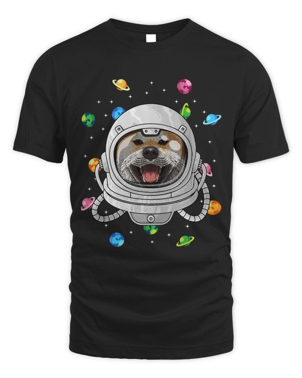 Shiba Inu Astronaut Dog Deep In Space Cosmic Universe