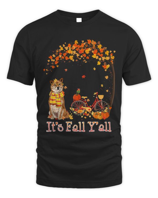 Shiba Inu Dog Autumn Fall Pumpkin Truck Mappe Thanksgiving356