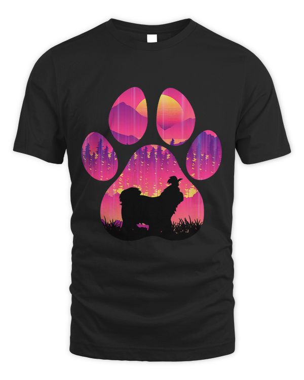 Shih Tzu Paw Mom Dad Dog Lover Women Men 28