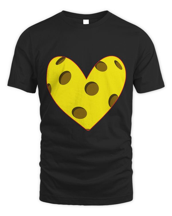 Funny Love Pickleball Heart Shape Happy Valentines Day Boys